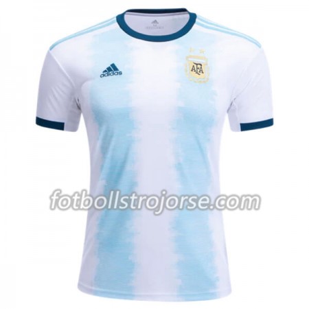 Argentina Matchtröjor Hemma Fotbollströja Copa América 2019 Kortärmad Argentina Matchtröjor Hemma Fotbollströja Copa América 2019 Kortärmad
